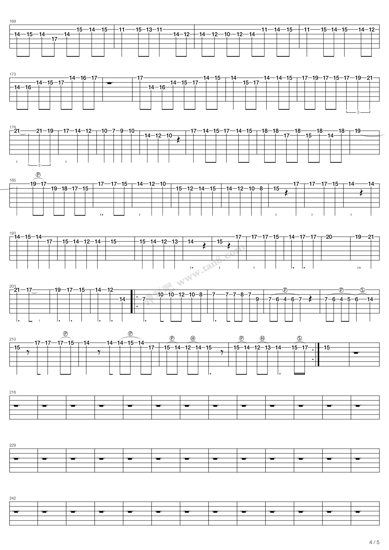 《卡农 摇滚版(Canon Rock)》吉他谱-C大调音乐网