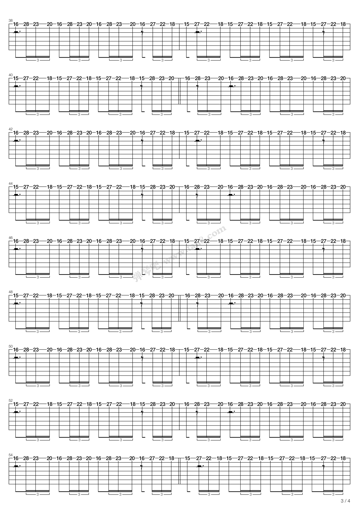 《Empire Ants》吉他谱-C大调音乐网