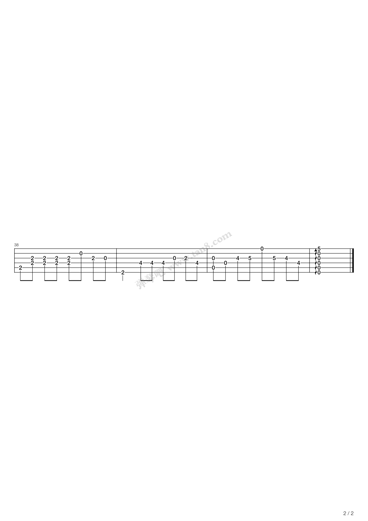 《花心》吉他谱-C大调音乐网