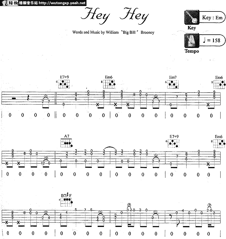 hey hey-C大调音乐网