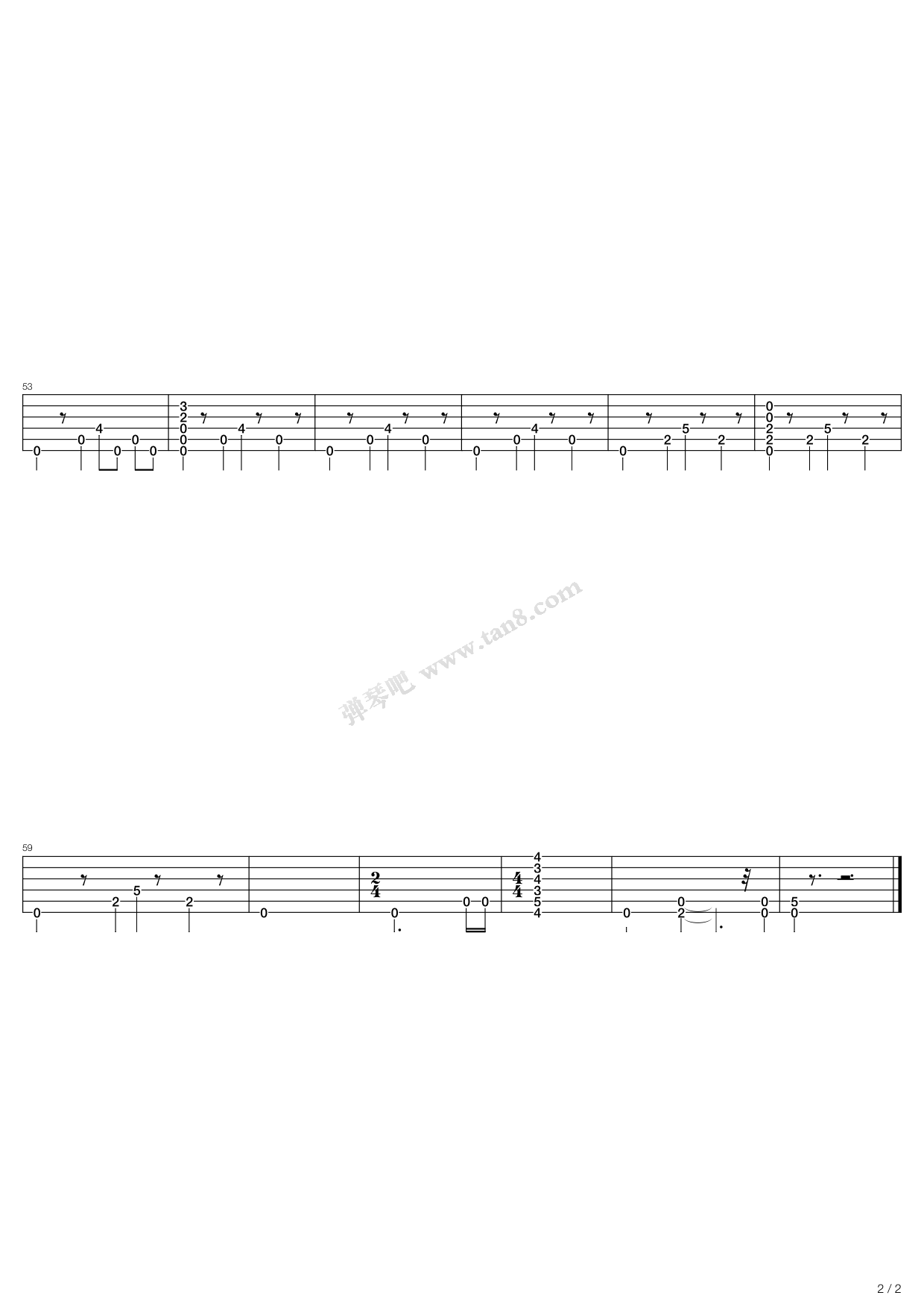 《卡门(Carmen)》吉他谱-C大调音乐网