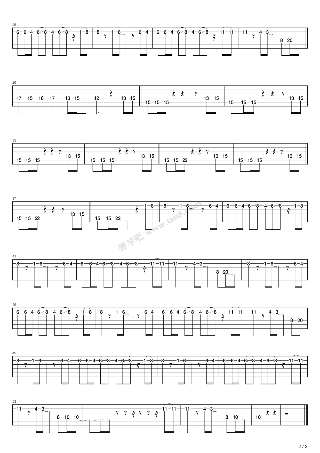 《Jar Of Love》吉他谱-C大调音乐网