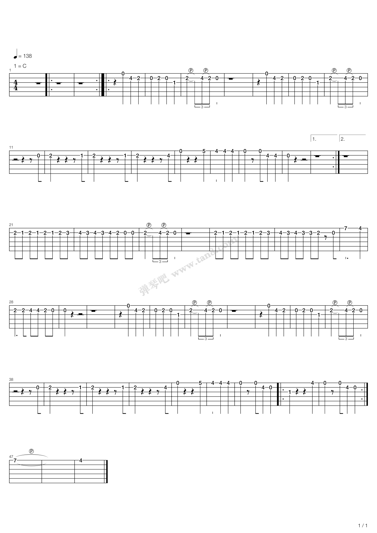 《Beatles (The)披头士乐队 - Please, Please Me》吉他谱-C大调音乐网