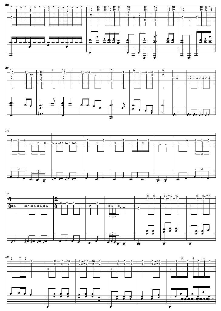 《彝族舞曲之最强版（吉它大师殷飙改编曲）》吉他谱-C大调音乐网