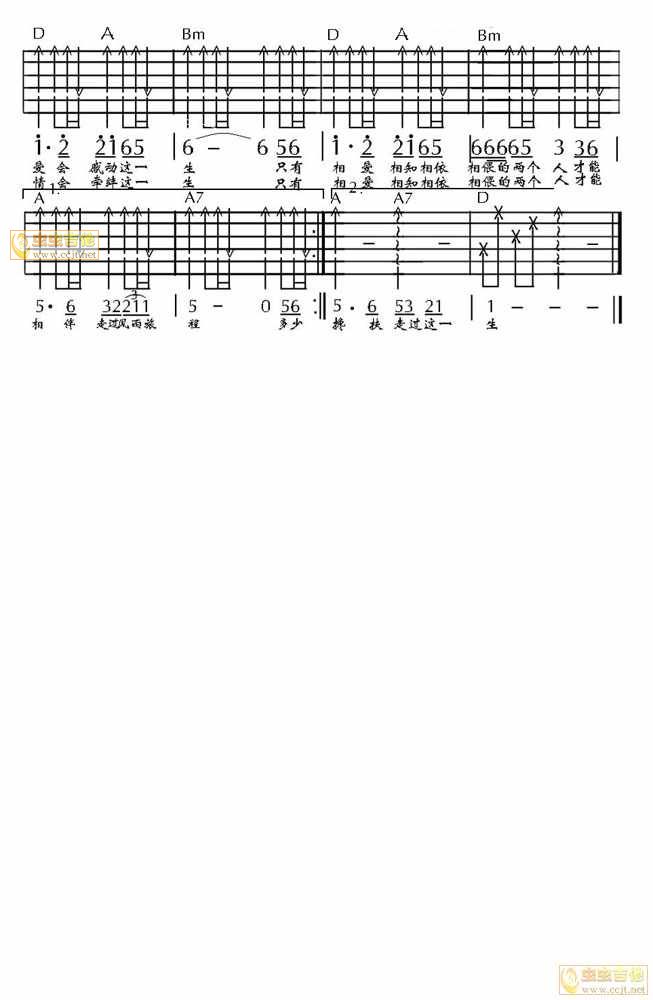 《缘分五月》吉他谱-C大调音乐网