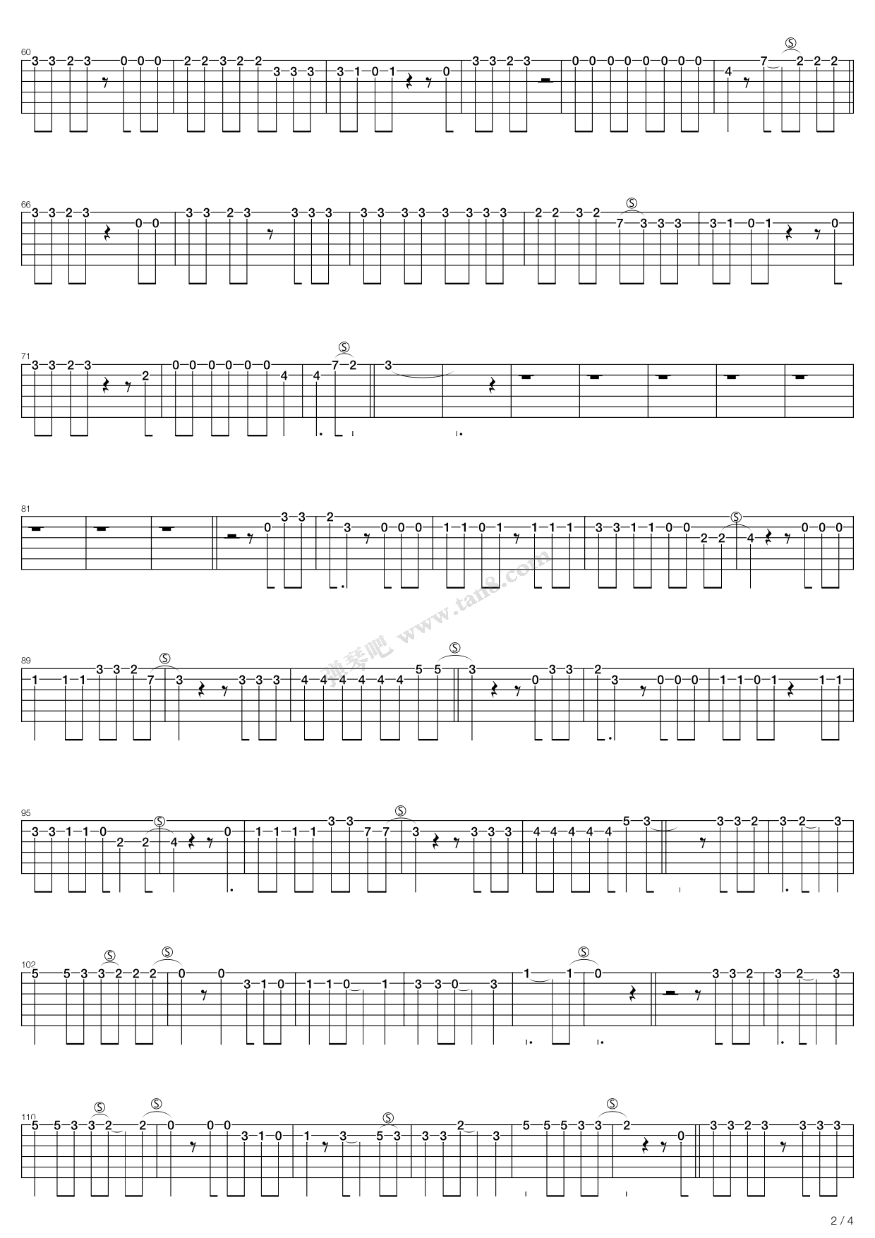 《Judgement 死神のKiss(审判,死神之吻)》吉他谱-C大调音乐网