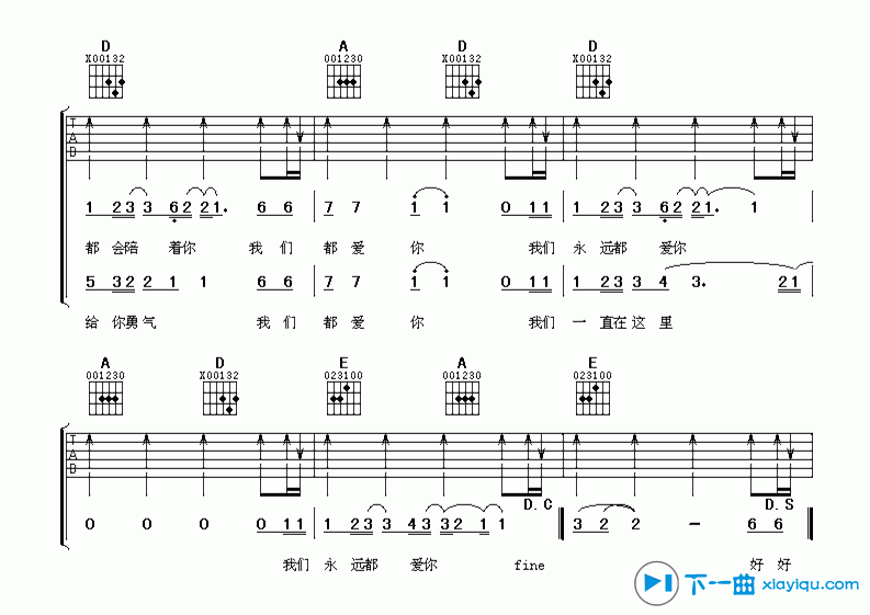 《好好活下去吉他谱A调_陶喆好好活下去六线谱》吉他谱-C大调音乐网