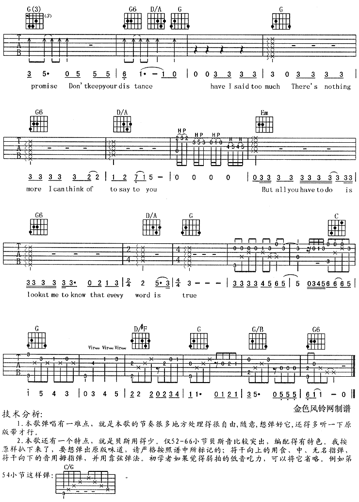 《阿根廷别为我哭泣(《贝隆夫人》主题歌)》吉他谱-C大调音乐网