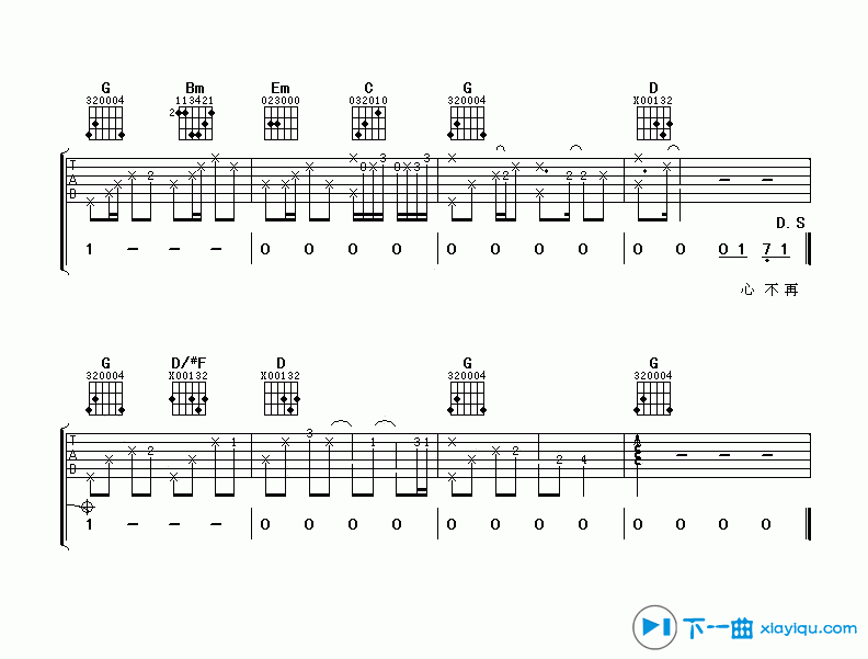 《爱转角吉他谱A调_罗志祥爱转角吉他六线谱》吉他谱-C大调音乐网