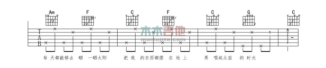 《我希望(匆匆那年插曲)》吉他谱-C大调音乐网