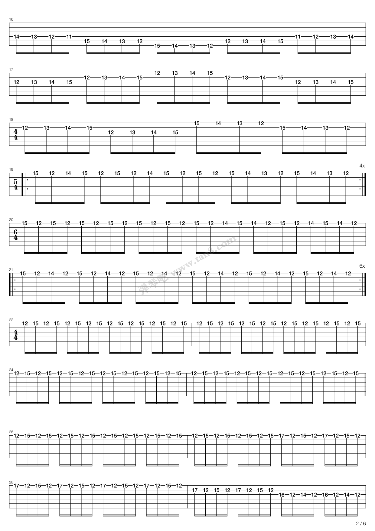 《Double Guitar》吉他谱-C大调音乐网