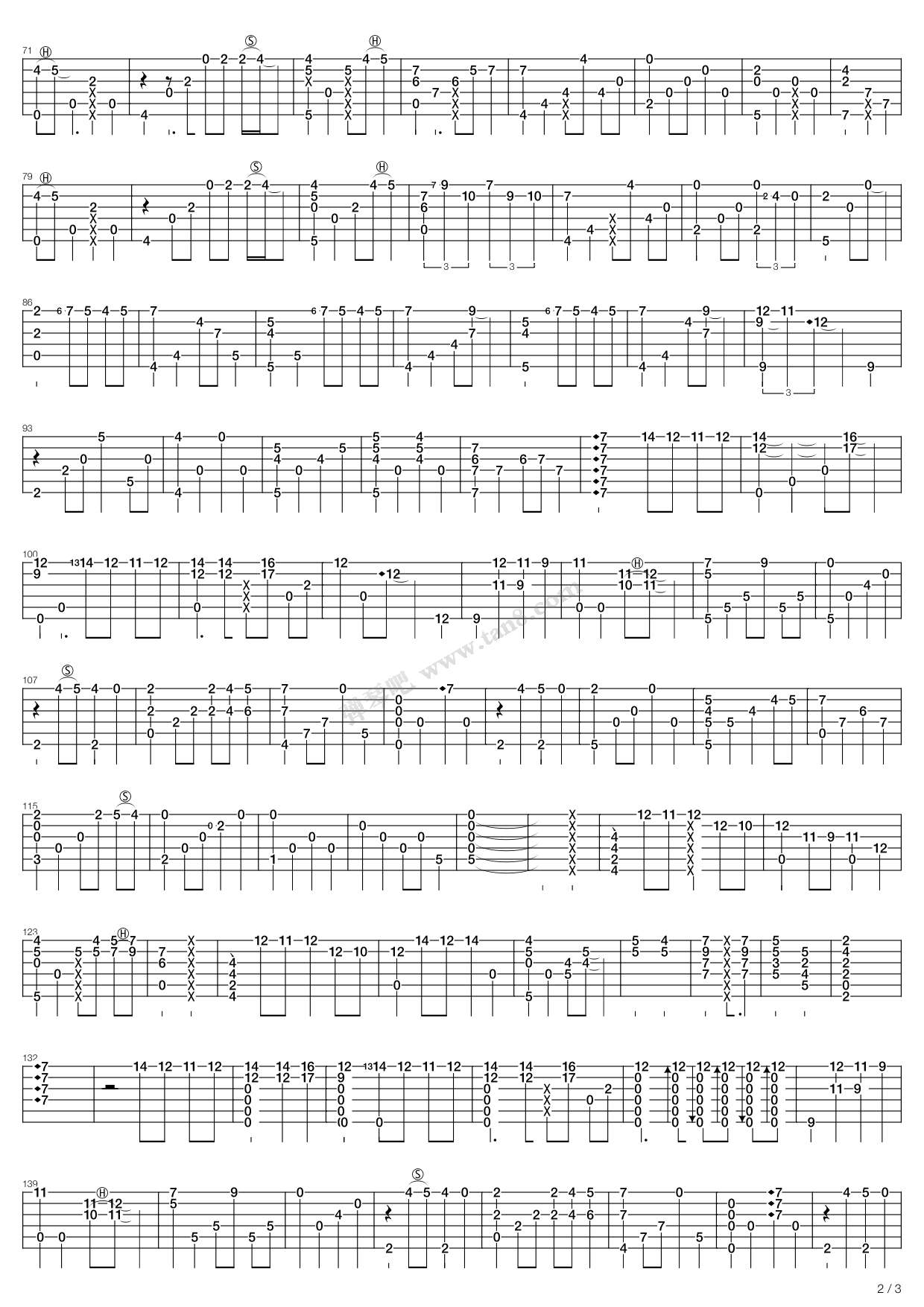 《フォトアルバム 伤感画册》吉他谱-C大调音乐网