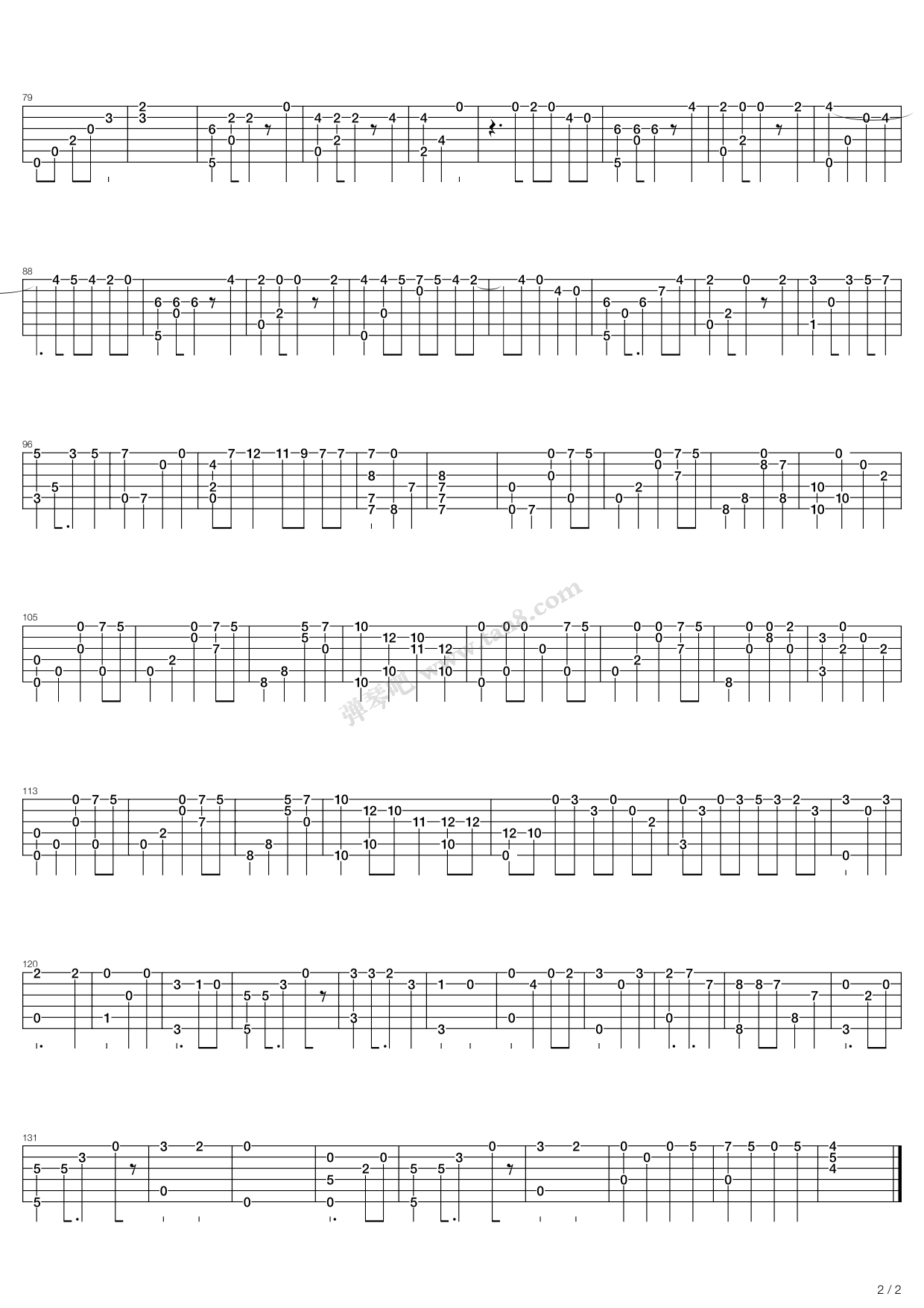 《Roman&11文字の伝言》吉他谱-C大调音乐网