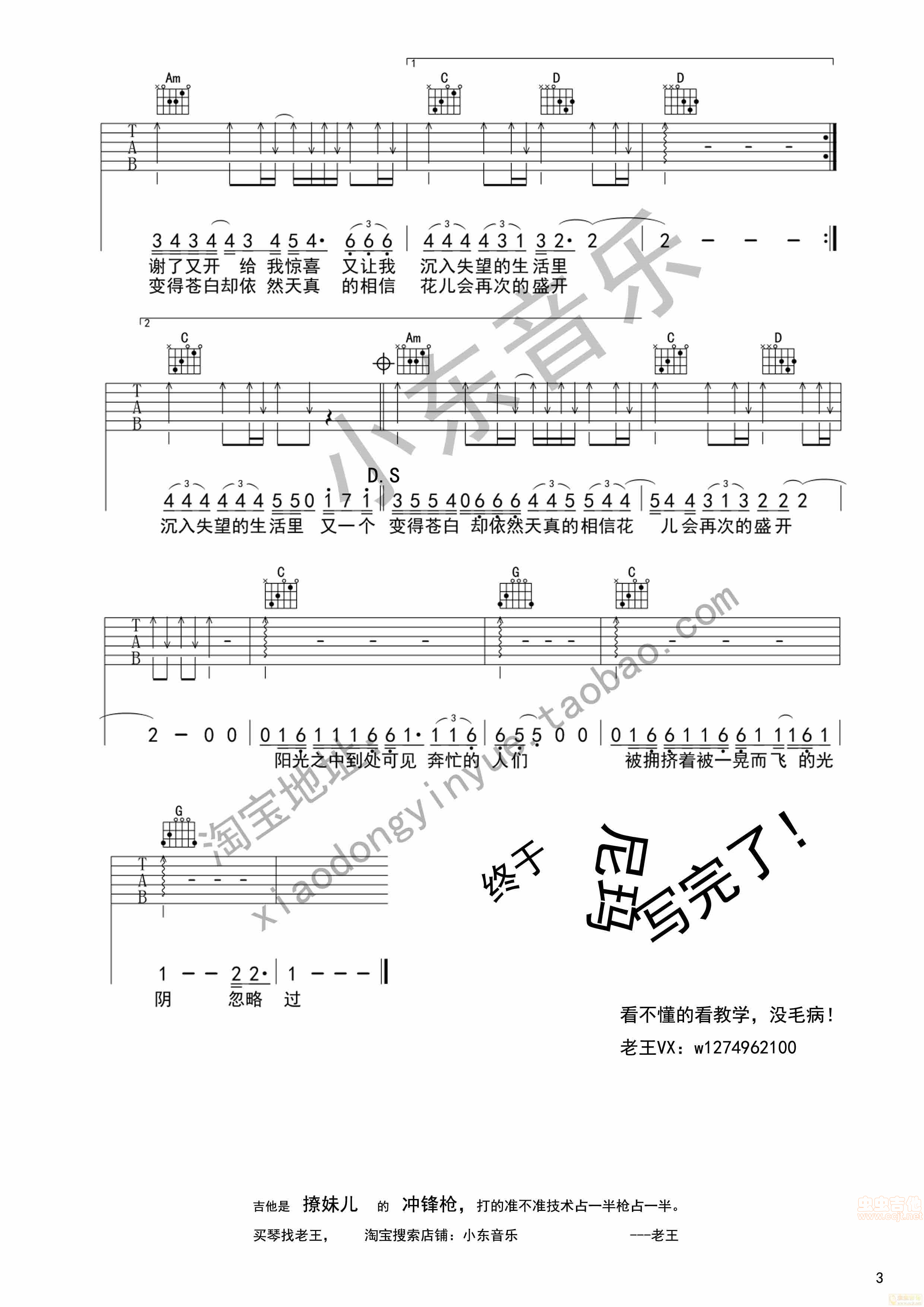 《理想》赵雷。小东音乐版-C大调音乐网