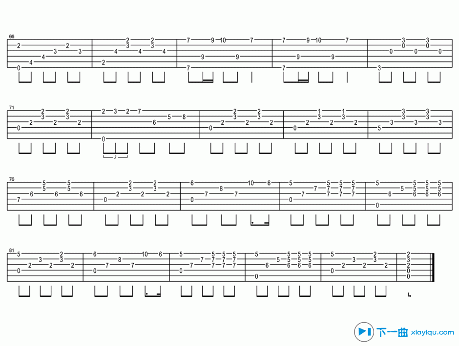 《舒伯特小夜曲吉他谱F调（六线谱）_舒伯特》吉他谱-C大调音乐网