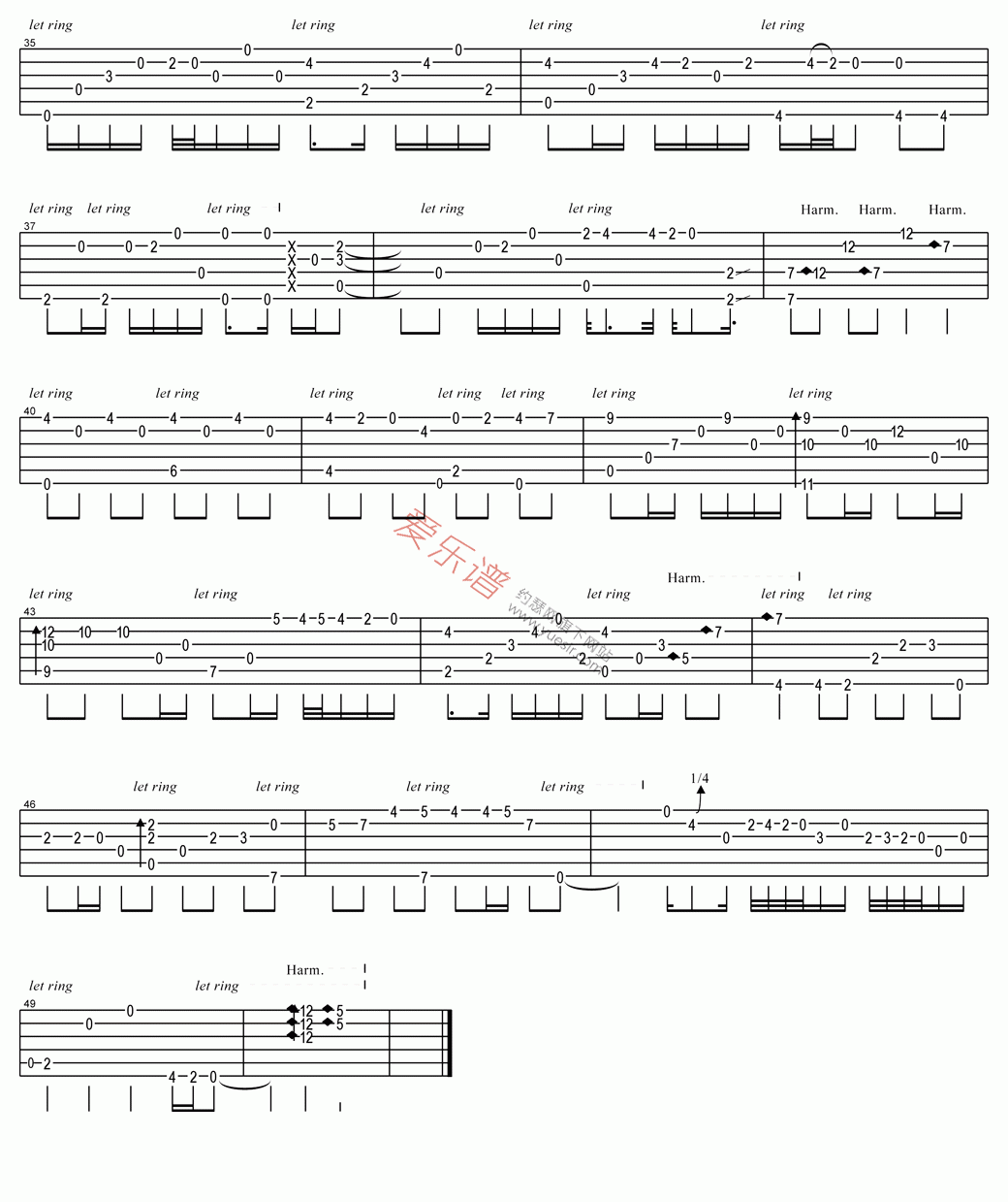 《郑成河《A Whiter Shade Of Pale(苍白的浅影)》》吉他谱-C大调音乐网