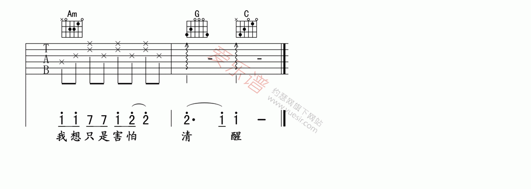 《林俊杰《她说》》吉他谱-C大调音乐网