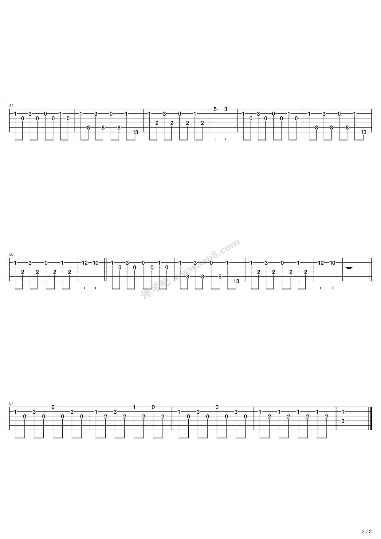 Falling Slowly by Glen Hansard - Guitar Lead Sheet - Guitar Instructor