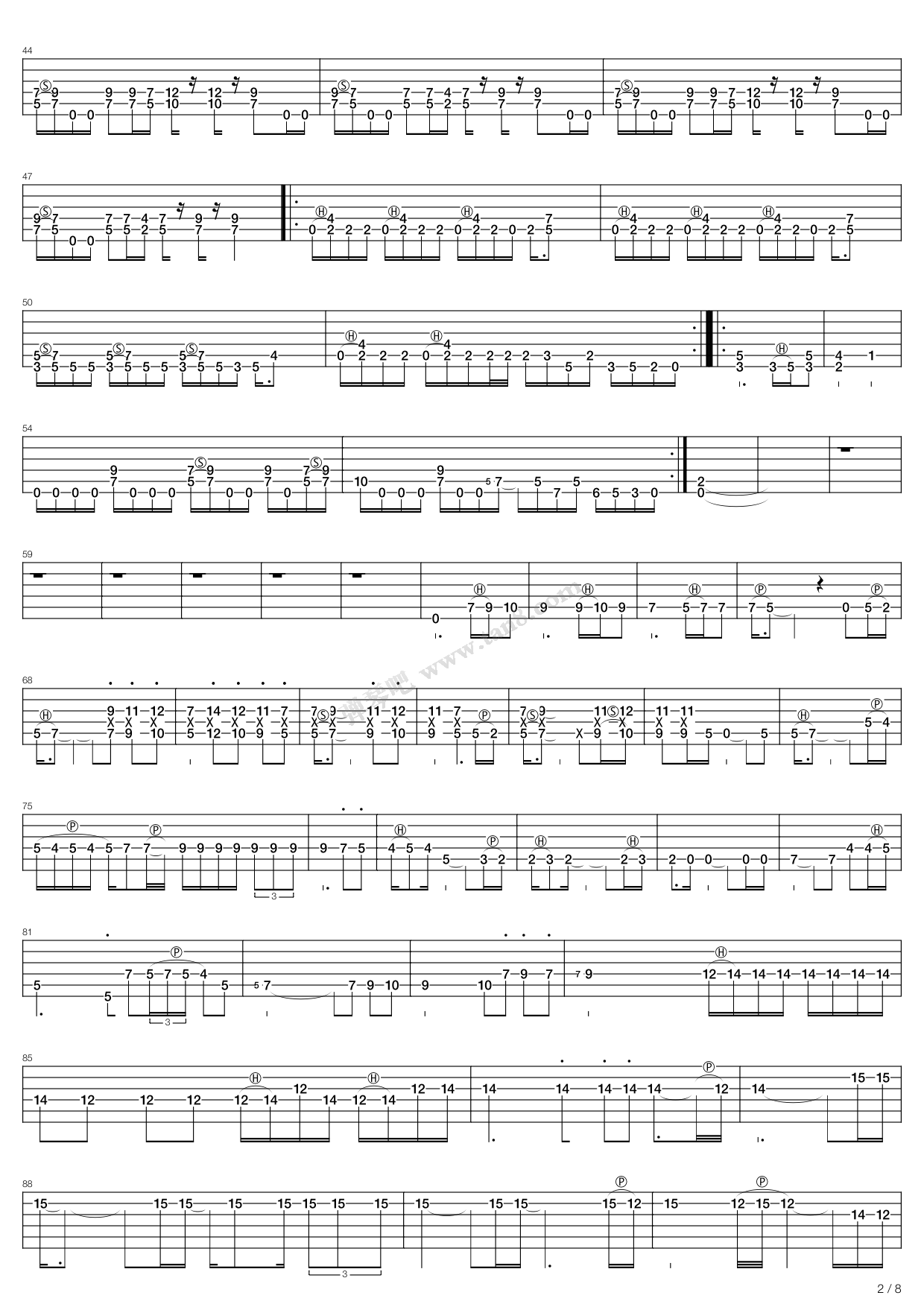 《Heading For Tomorrow》吉他谱-C大调音乐网