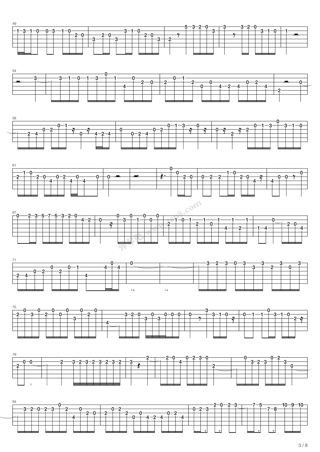 《Bwv 1027 - Sonata No 1 In G Major》吉他谱-C大调音乐网