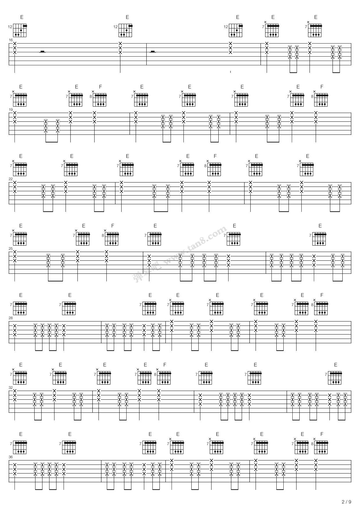 《轻音少女(K-ON) - Don't say lazy》吉他谱-C大调音乐网