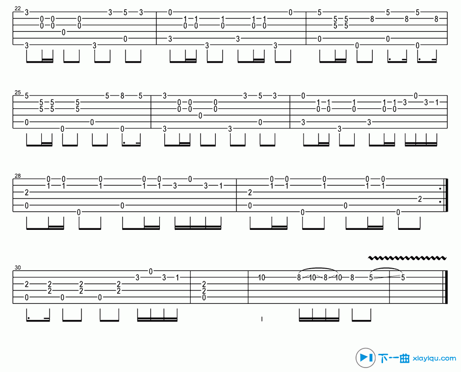 《老鹰之歌吉他谱_老鹰之歌吉他六线谱》吉他谱-C大调音乐网