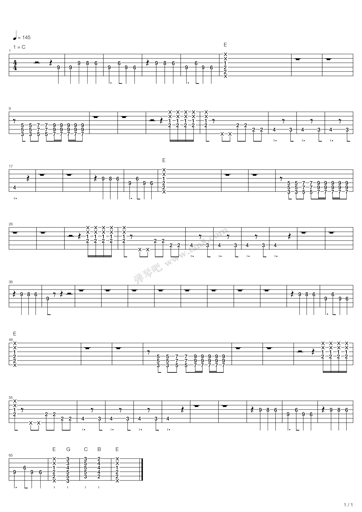 《Beatles (The)披头士乐队 - Please Please Me》吉他谱-C大调音乐网