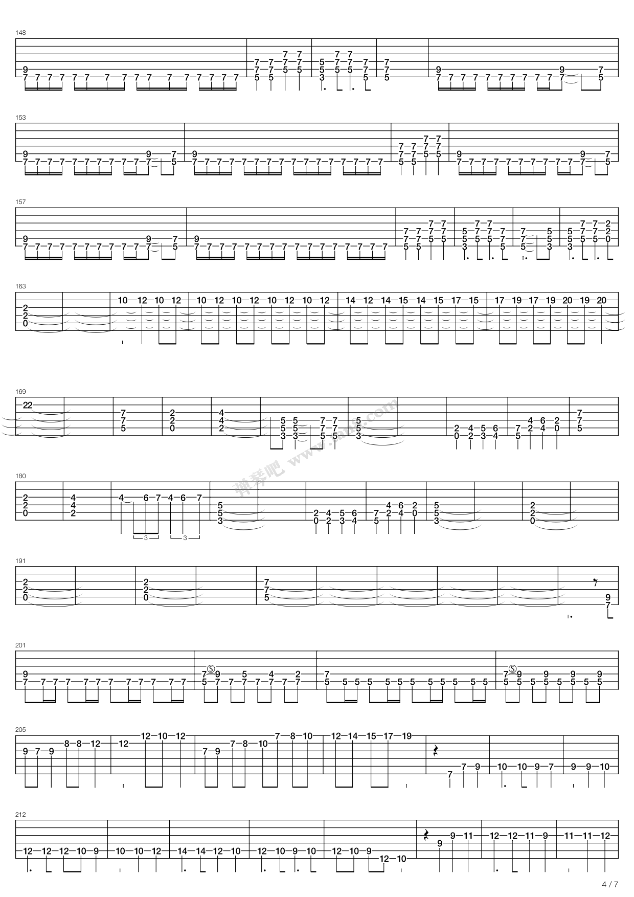 《Armageddon》吉他谱-C大调音乐网
