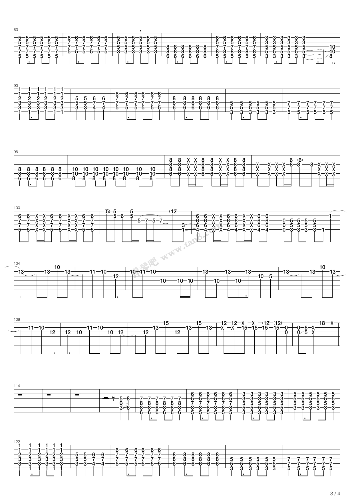 《轻音少女(K-ON) - 私恋订书机 私の恋はホツキス ...》吉他谱-C大调音乐网