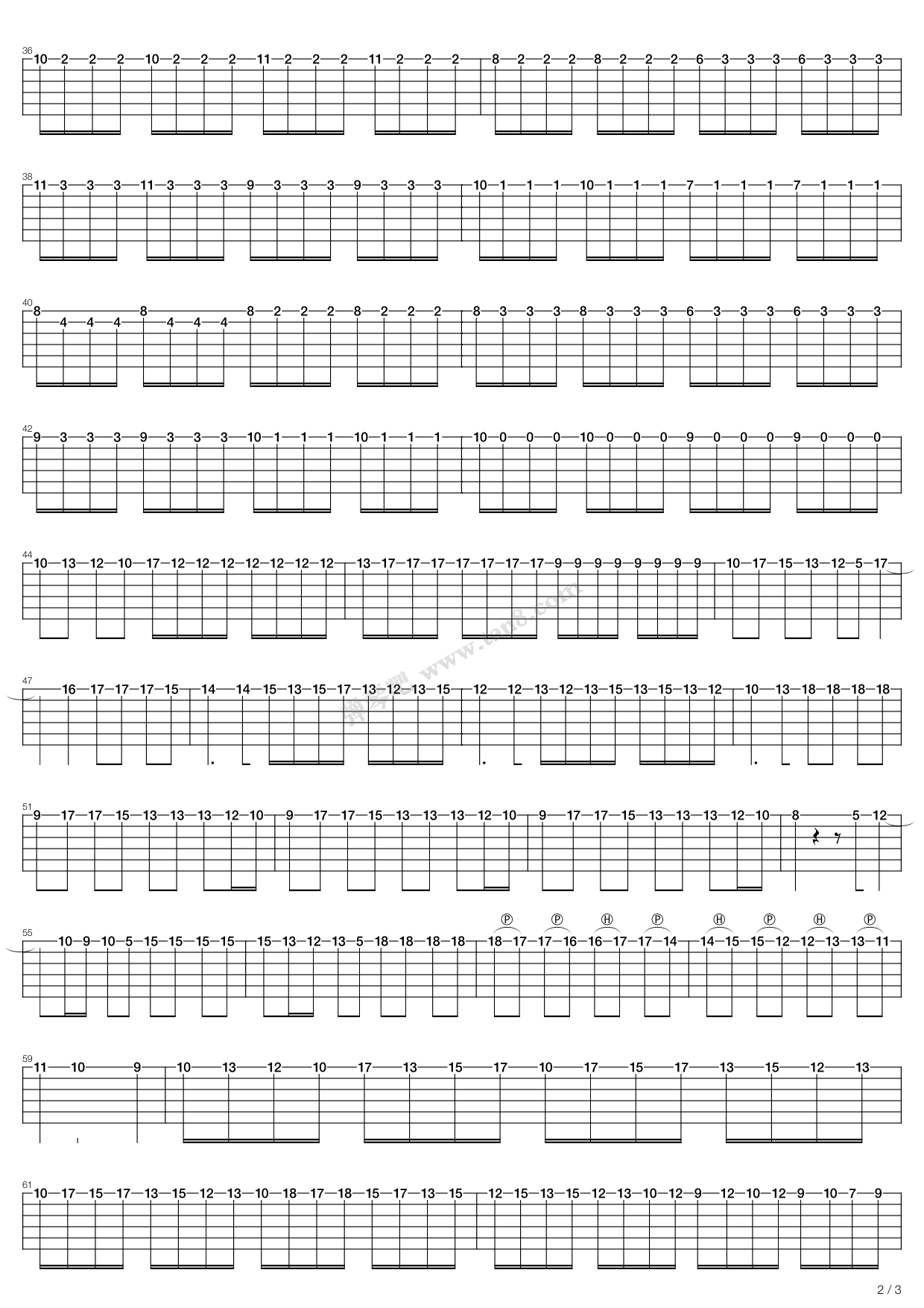 《Concerto Grosso Op3 N11 Tercer Movimiento》吉他谱-C大调音乐网