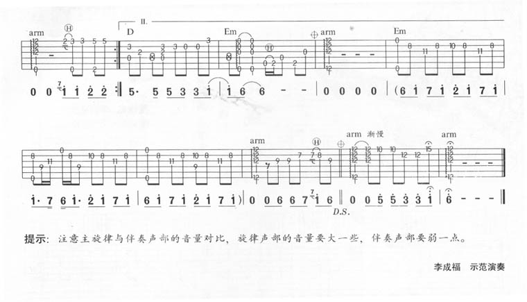 《黄昏-周传雄(指弹独奏_吉他谱)》吉他谱-C大调音乐网