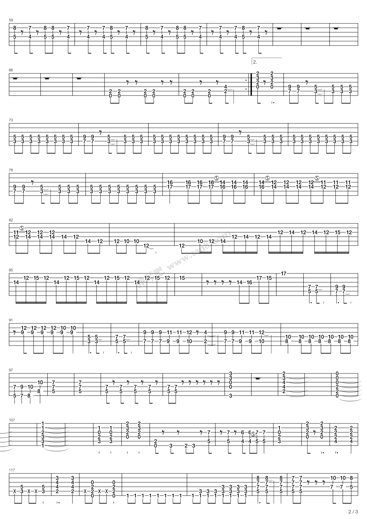 《轻音少女(K-ON)剧场版ED - Singing!》吉他谱-C大调音乐网