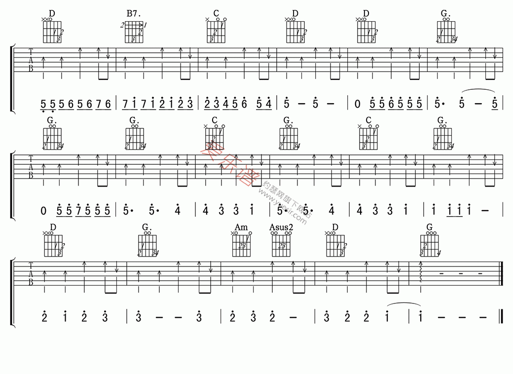 《林保怡、陈豪、黄德斌《年少无知》》吉他谱-C大调音乐网