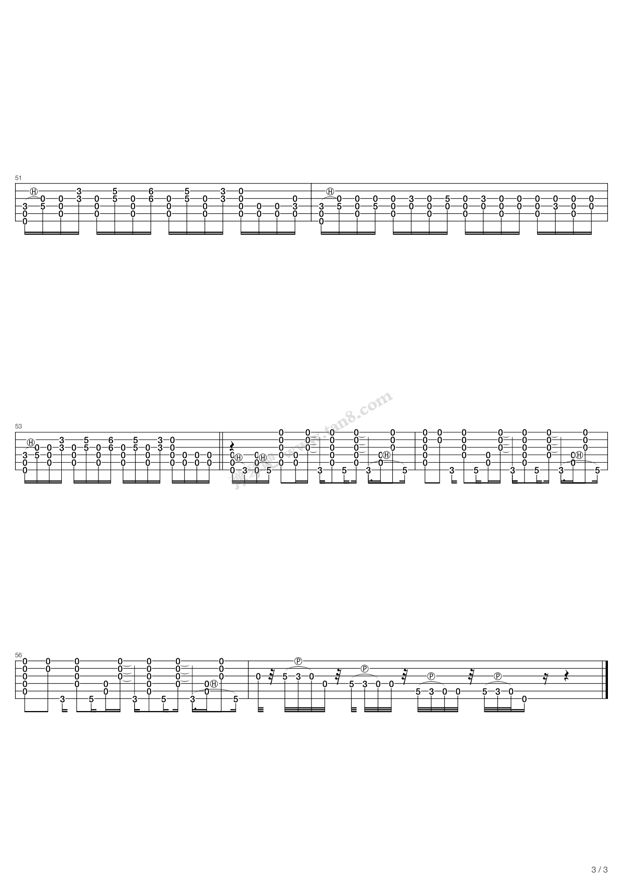 《Hard Rain（10th Anniversary ）》吉他谱-C大调音乐网