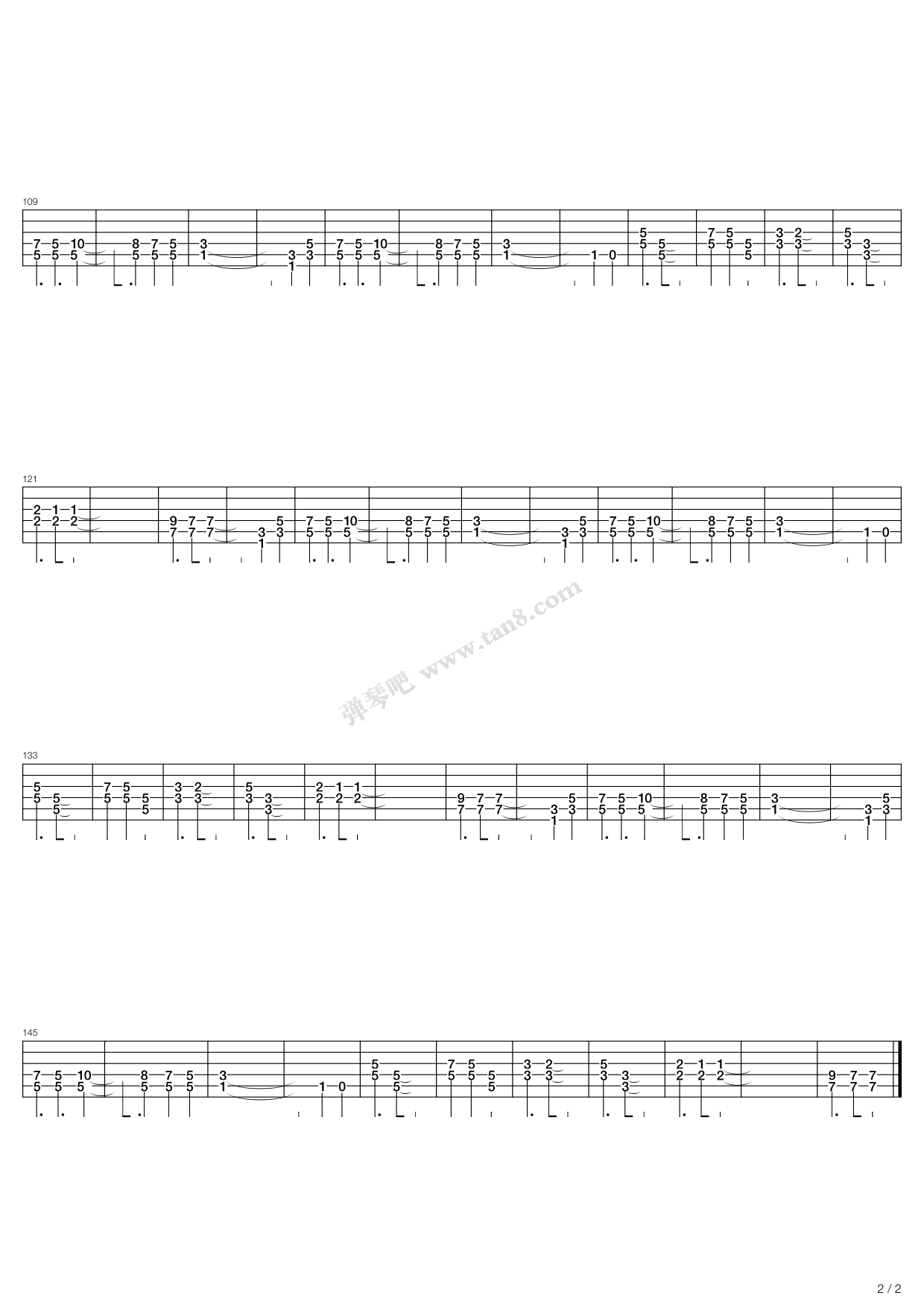 《Galaxies》吉他谱-C大调音乐网