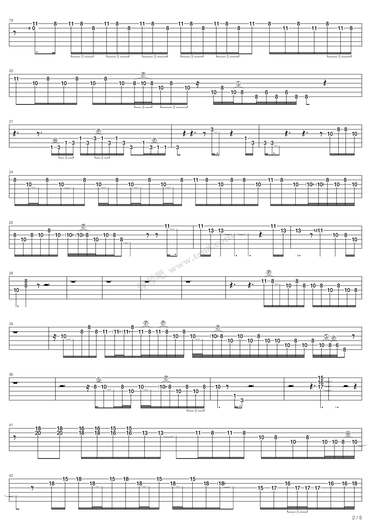 《Clapton, Eric - Double Trouble》吉他谱-C大调音乐网