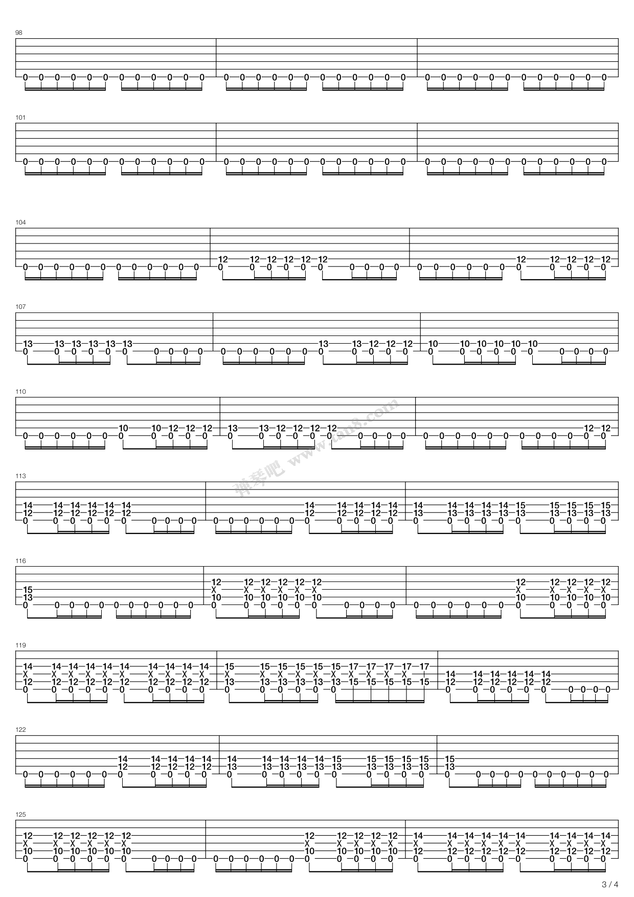 《Bullets》吉他谱-C大调音乐网