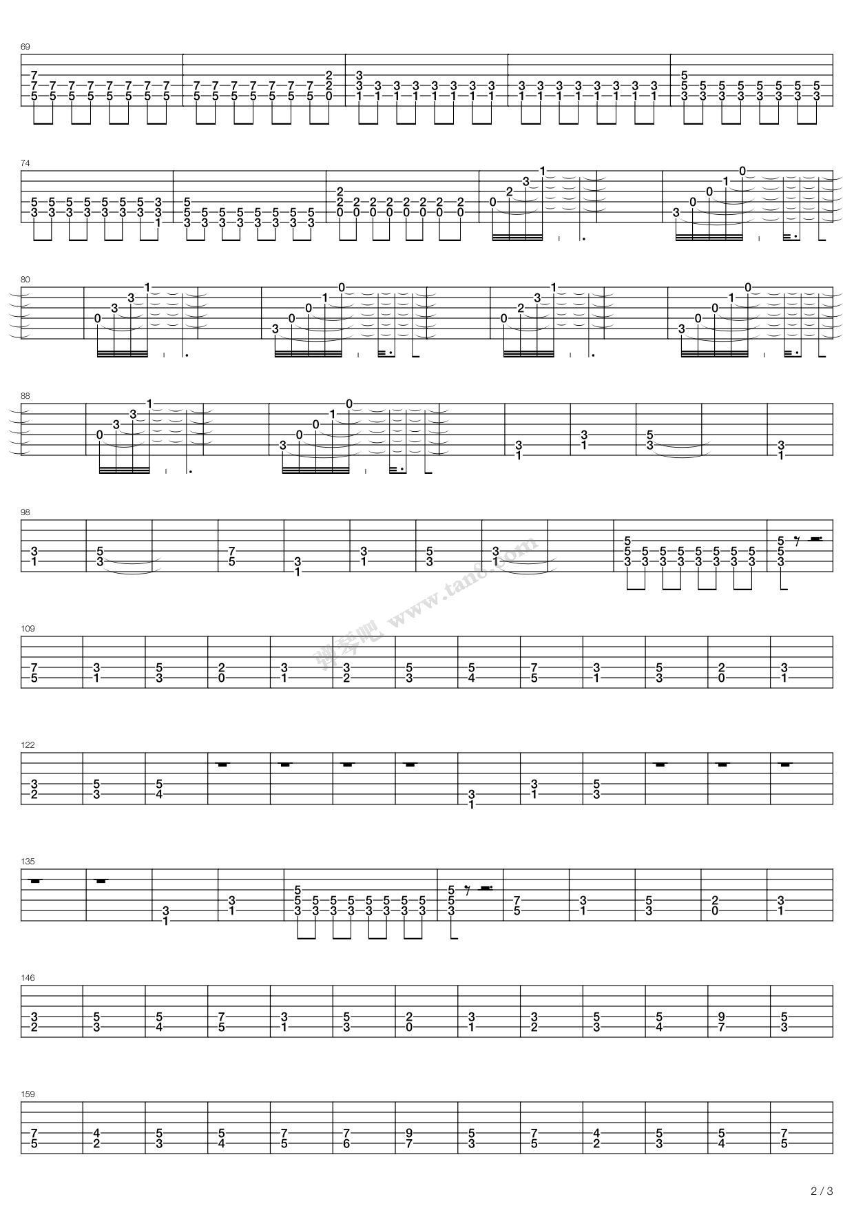 《Hunting High And Low》吉他谱-C大调音乐网