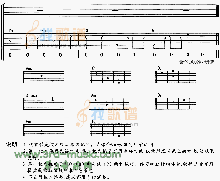 《我真的受伤了》吉他谱-C大调音乐网