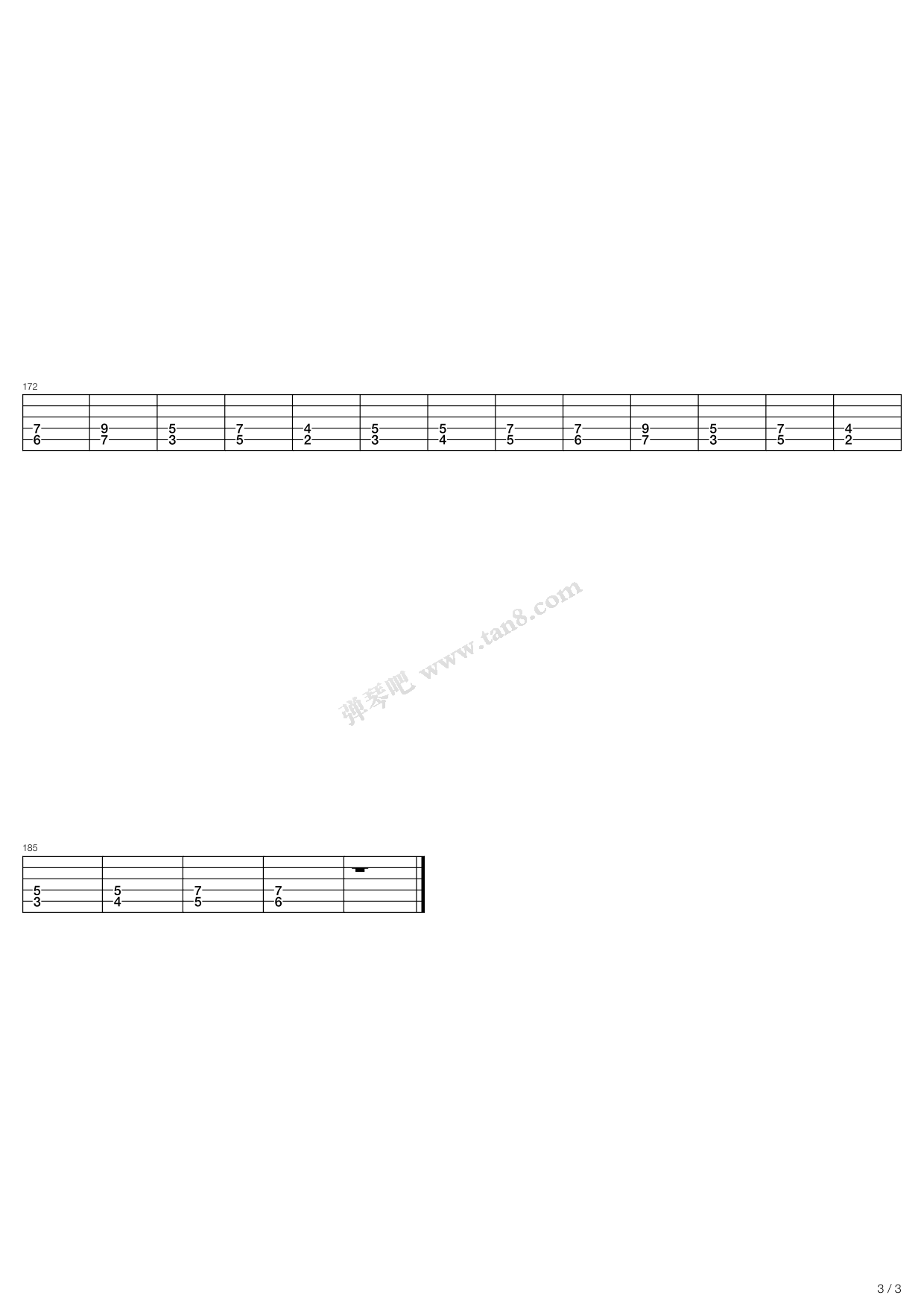 《Hunting High And Low》吉他谱-C大调音乐网