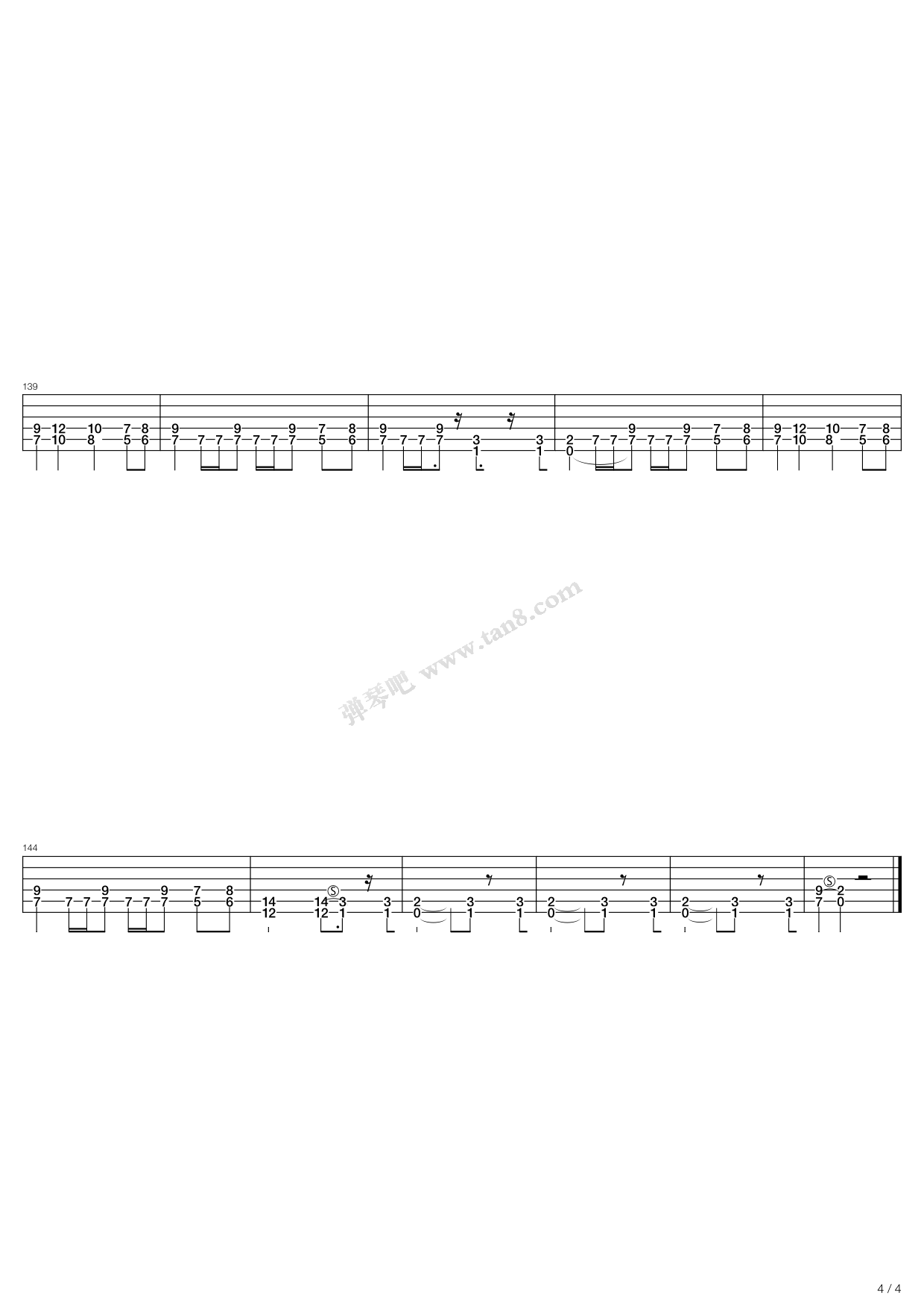 《Break The Ice》吉他谱-C大调音乐网