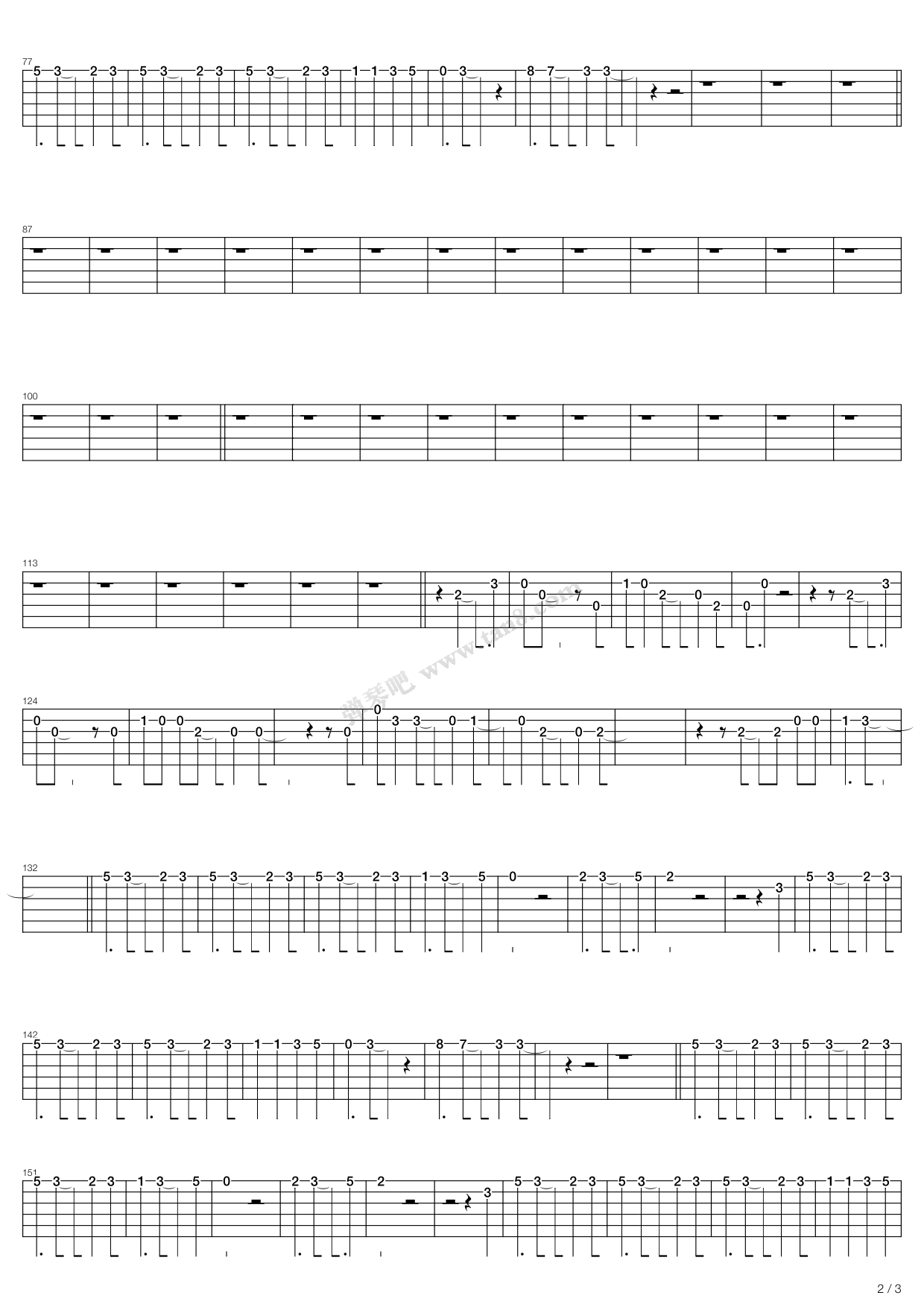 《赛は投げられた(骰子投下去了 Sai wa Nagerareta) ...》吉他谱-C大调音乐网