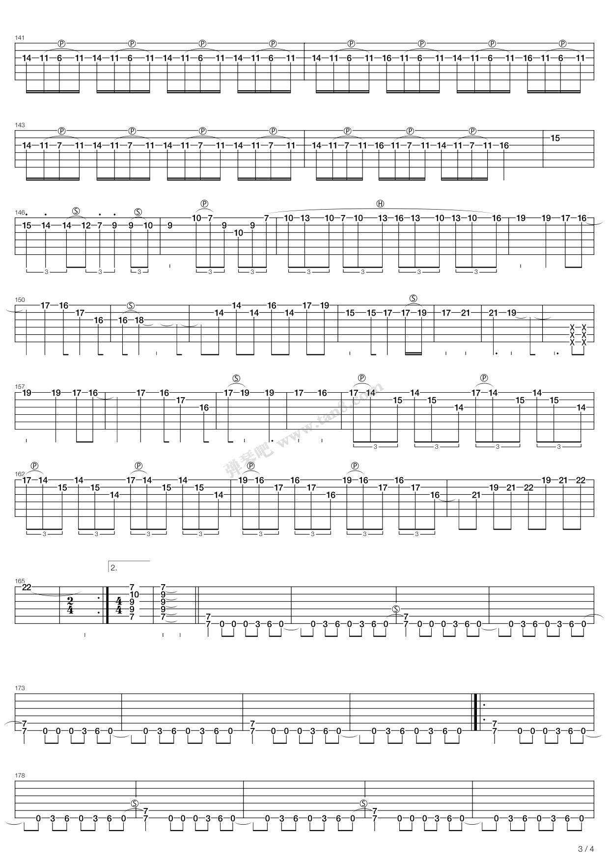 《組曲「义経」~ 悪忌判官》吉他谱-C大调音乐网