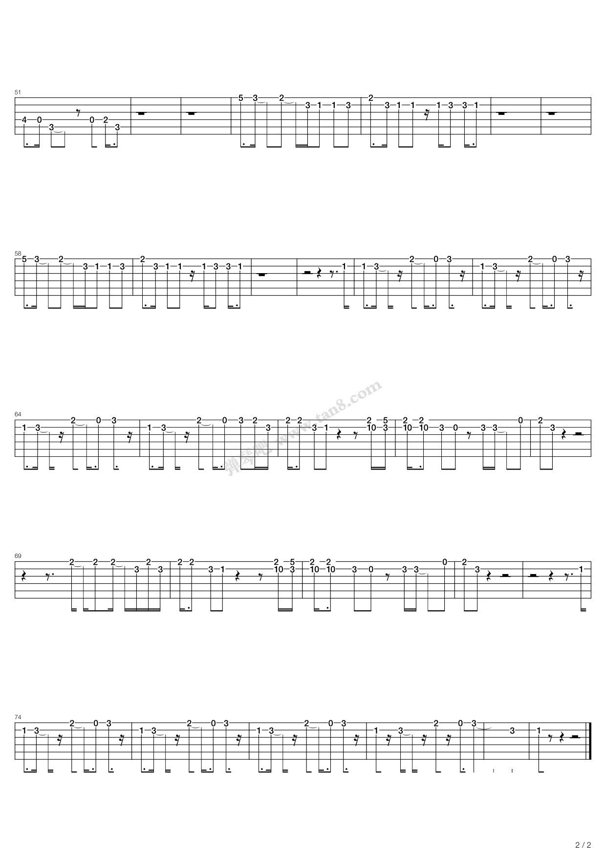 《Are You Ready》吉他谱-C大调音乐网