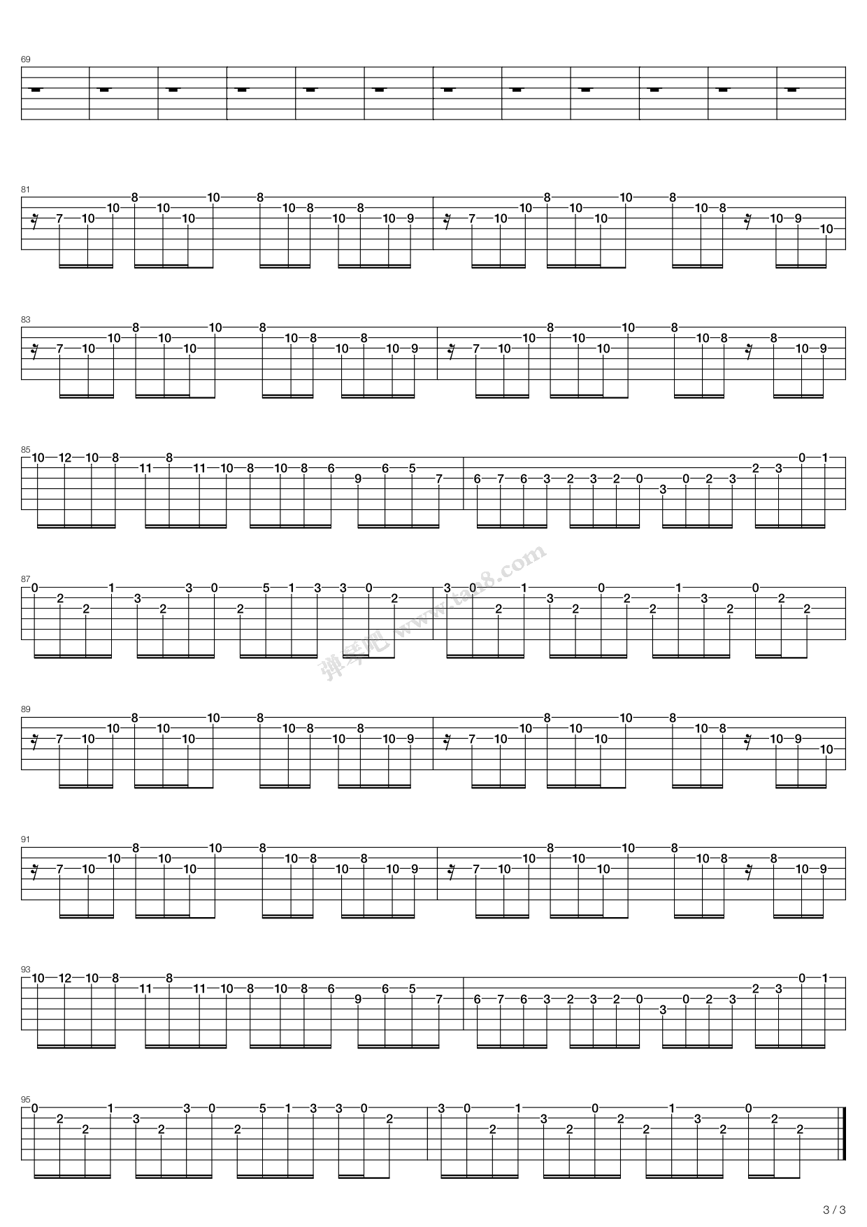 《At A Loss》吉他谱-C大调音乐网