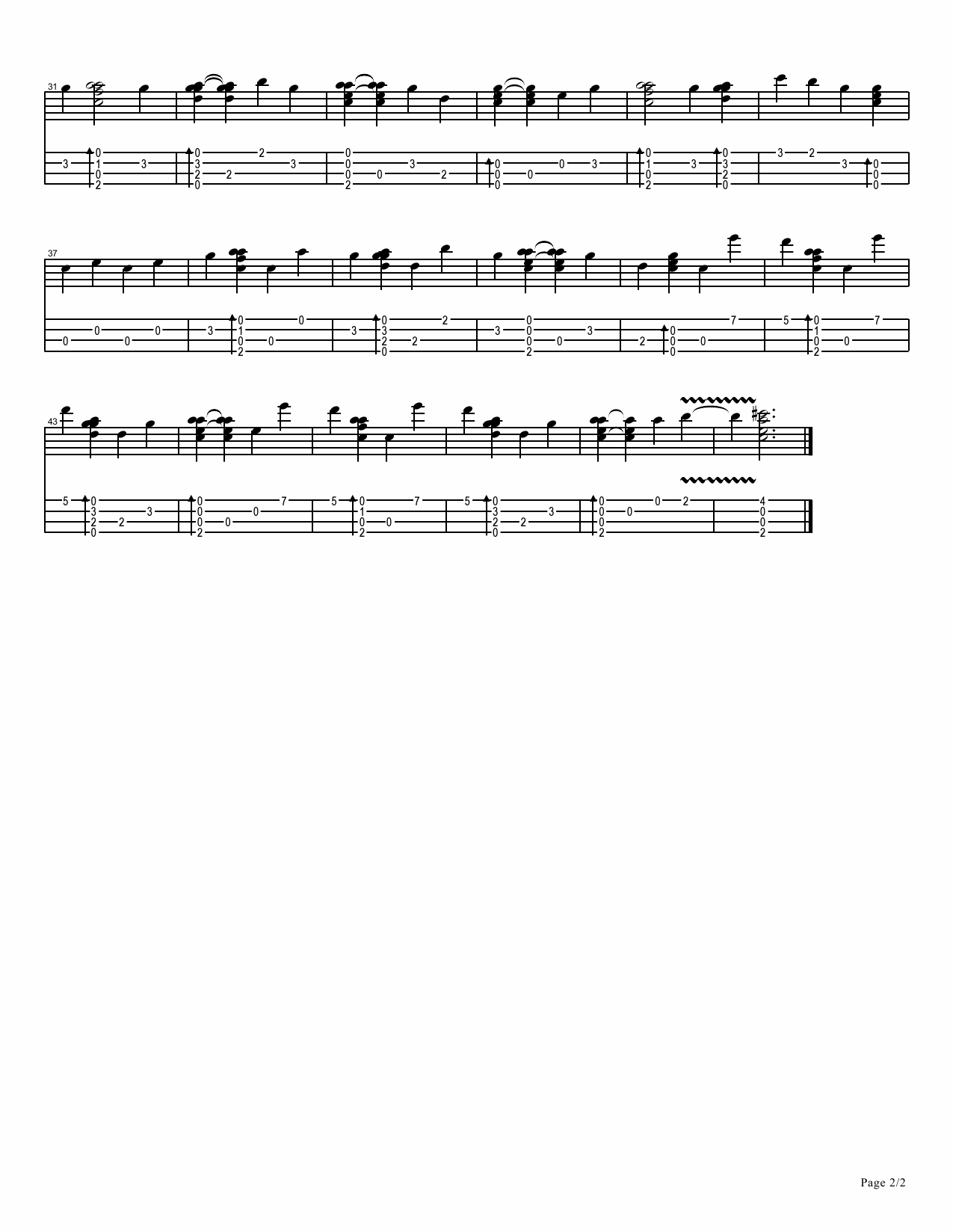 《穿越时空的思念》犬夜叉 ukulele指弹独奏谱-C大调音乐网