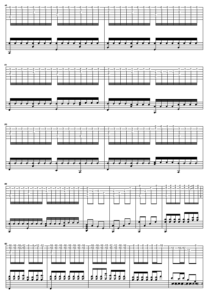 《彝族舞曲之最强版（吉它大师殷飙改编曲）》吉他谱-C大调音乐网