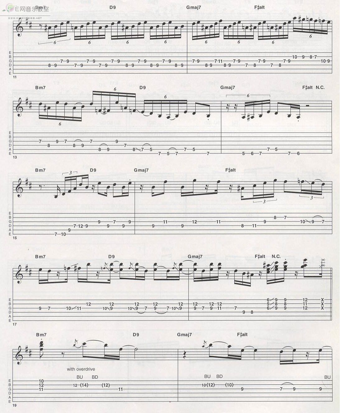 《Wonderful Slippery Thing-Guthrie Govan(吉他谱)》吉他谱-C大调音乐网