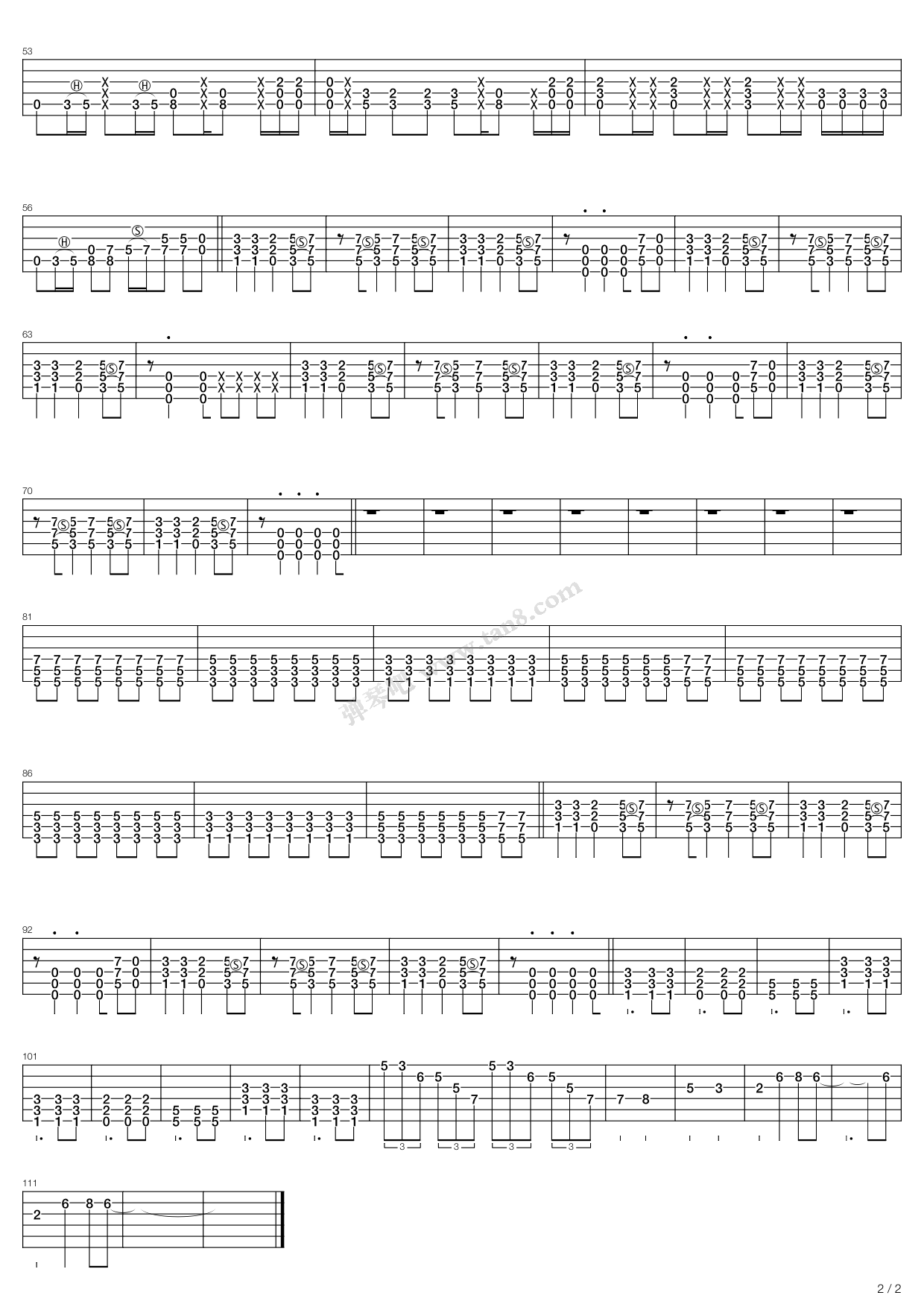 《Headfirst Slide Into Cooperstown On A Bad Bet》吉他谱-C大调音乐网