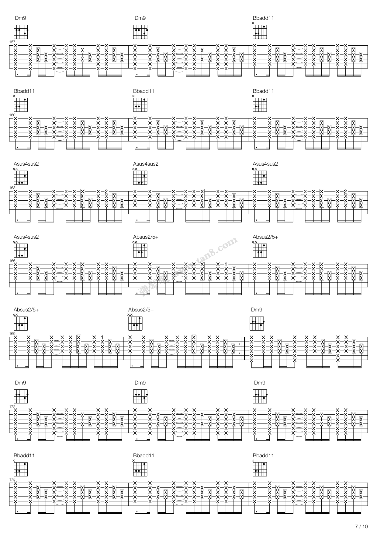 《Dogs》吉他谱-C大调音乐网